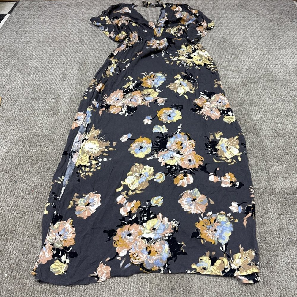 Love Stitch Dress Multicolored Floral Short Sleeve Women’s Size Medium/Large - Picture 11 of 11